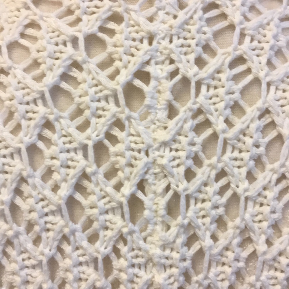 Free People Cool Cream Crocheted Layering Tunic - Picture 5 of 6